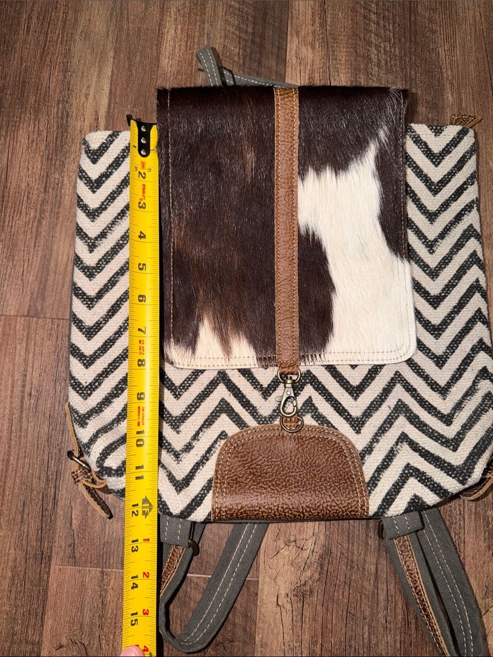 Myra Frost Backpack/ Purse NWT Cow Print - Picture 6 of 7